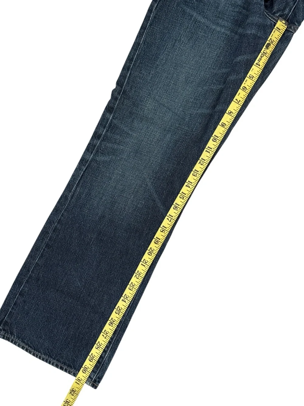 J. Crew Bootcut Jeans Men’s 36x32 Fits 36x31 Dark Wash 100% Cotton Denim